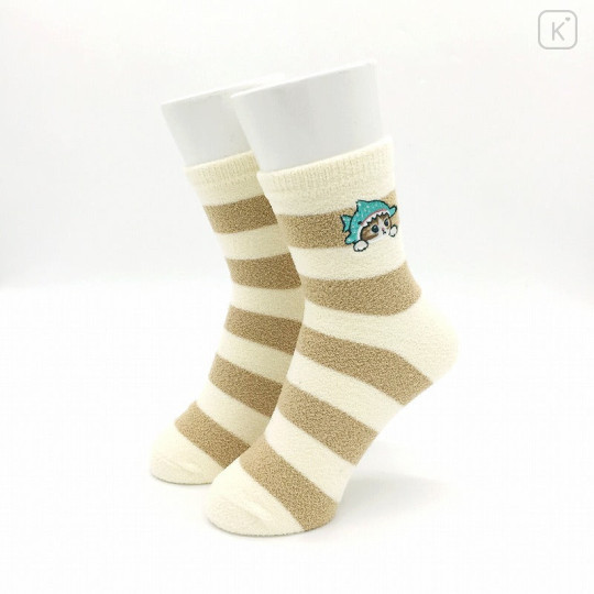 Japan Mofusand Marshmallow Socks - Shark Cat Same Nyan - 2