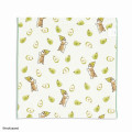 Japan Mofusand Wash Towel - La France Green Cat - 2