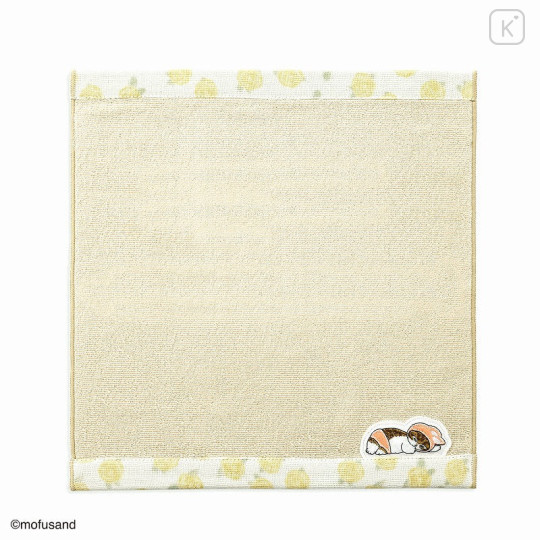 Japan Mofusand Wash Towel - Rose Beige Cat - 1