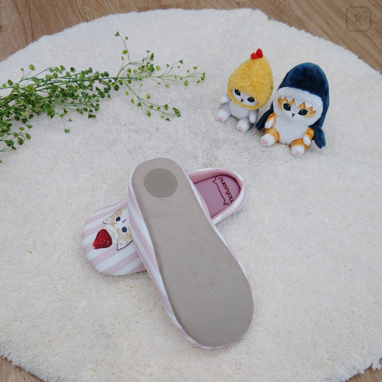 Japan Mofusand Room Slippers - Parfait Cat Nyan - 2