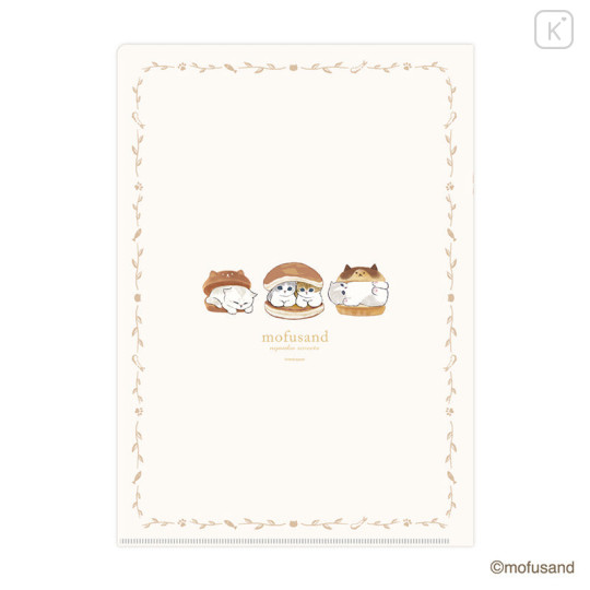 Japan Mofusand A4 Clear File - Sweets Cat - 2