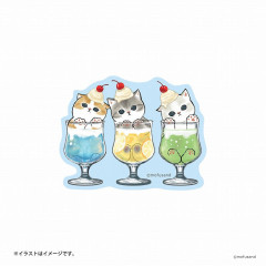 Japan Mofusand Vinyl Sticker - Cream Soda Cat Nyan