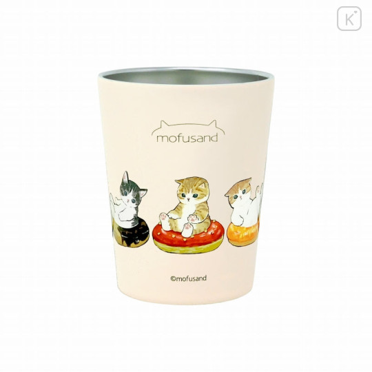 Japan Mofusand Vacuum Double Tumbler (S) - Donut Cat Nyan - 1