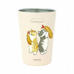 Japan Mofusand Vacuum Double Tumbler (M) - Shrimp Cat Ebinyan