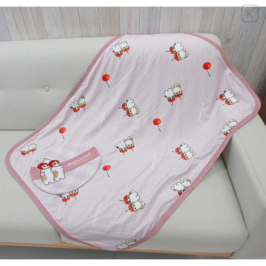 Japan Mofusand Blanket with Pouch - Cherry Cat Nyan - 6