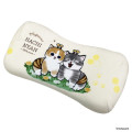 Japan Mofusand Mini Relax Pillow Cushion - Bee Cat Hachinyan - 8