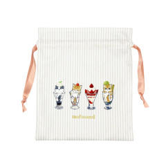 Japan Mofusand Drawstring Bag - Stripe