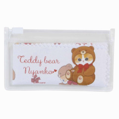 Japan Mofusand Exhibition Multi Cloth with Case - Teddy Bear Cat Nyan