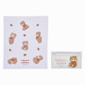 Japan Mofusand Exhibition Multi Cloth with Case - Teddy Bear Cat Nyan - 4