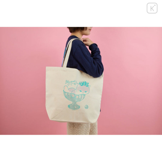 Japan Mofusand Mofumofu Store Large Tote Bag - Cat - 2