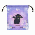 Japan Mofusand Mofumofu Store Drawstring Bag - Black Cat Nyan - 1