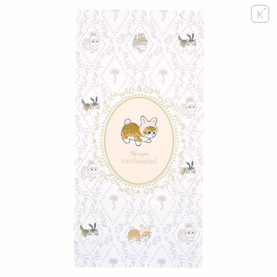 Japan Mofusand Mofumofu Store Gift Envelope 3pcs - Rabbit Cat Usanyan - 1