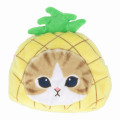 Japan Mofusand Reversible Pouch - Fruit Cat / Peach Pineapple Nyan - 3