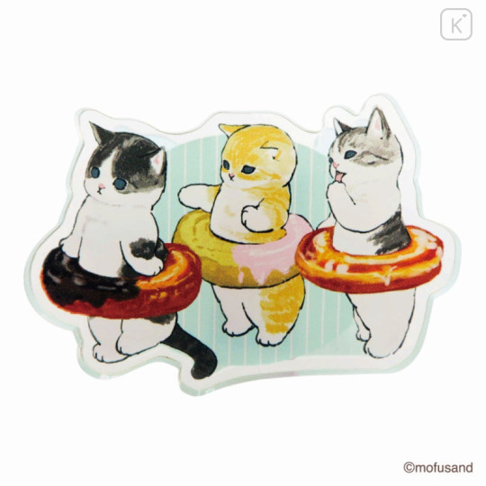 Japan Mofusand Acrylic Clip - Donut Cat Donatsu Nyan - 1