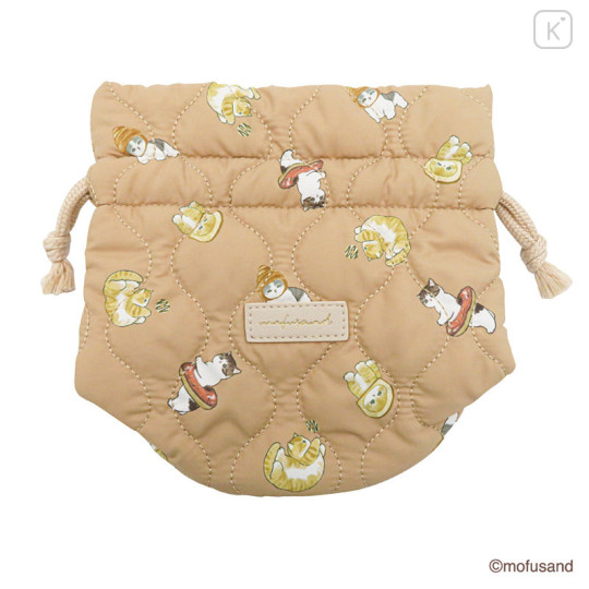 Japan Mofusand Quilted Drawstring Bag - Sweets Cat Nyan - 6