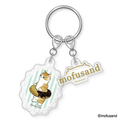 Japan Mofusand Mofumofu Store Acrylic Keychain - Donut Cat Donatsu Nyan