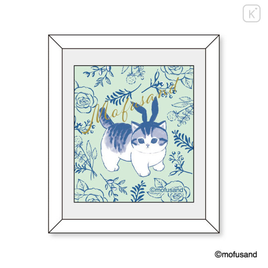 Japan Mofusand Mofumofu Store Frame Magnet - Rose Cat Nyan - 1