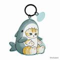 Japan Mofusand Matte Dyed Keychain - Shark Cat Same Nyan - 1