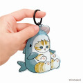 Japan Mofusand Matte Dyed Keychain - Shark Cat Same Nyan - 6