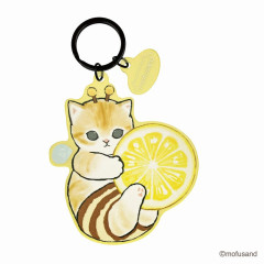 Japan Mofusand Matte Dyed Keychain - Bee Cat Hachinyan