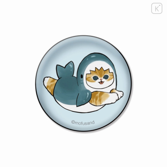 Japan Mofusand Exhibition Glass Magnet - Shark Cat Same Nyan - 1