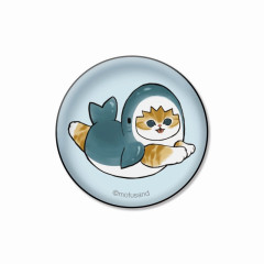 Japan Mofusand Exhibition Glass Magnet - Shark Cat Same Nyan