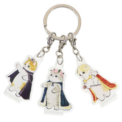 Japan Mofusand Triple Acrylic Keychain - King