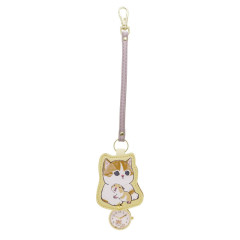 Japan Mofusand Die-cut Keychain Watch - Cat & Hamster