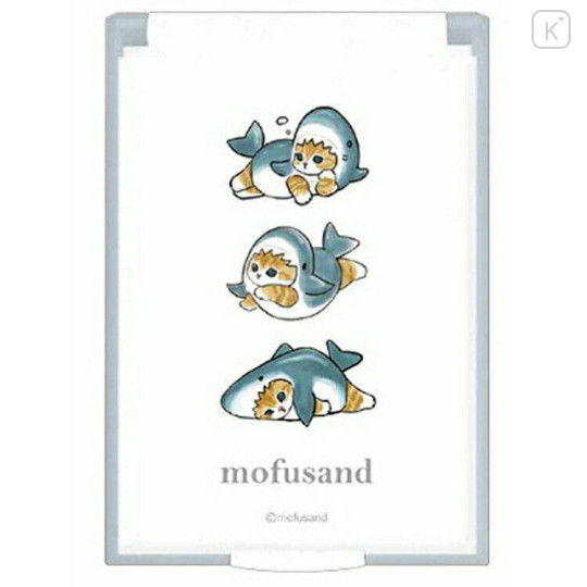 Japan Mofusand Card Mirror - Shark Cat Same Nyan - 1