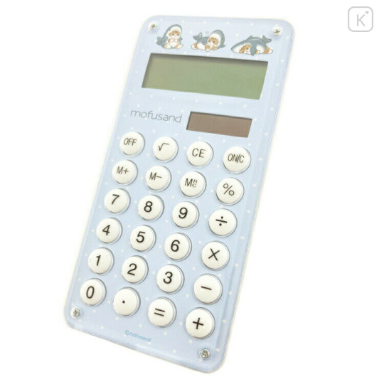 Japan Mofusand Compact Calculator - Shark Cat Same Nyan - 2