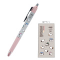 Japan Peanuts FriXion Ball Knock Zone Erasable Gel Pen - Snoopy / Face - 1