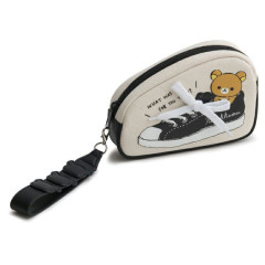 Japan San-X Die-cut Pouch - Rilakkuma / Shoelaces