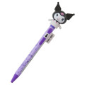 Japan Sanrio Action Mascot Ballpoint Pen - Kuromi - 1