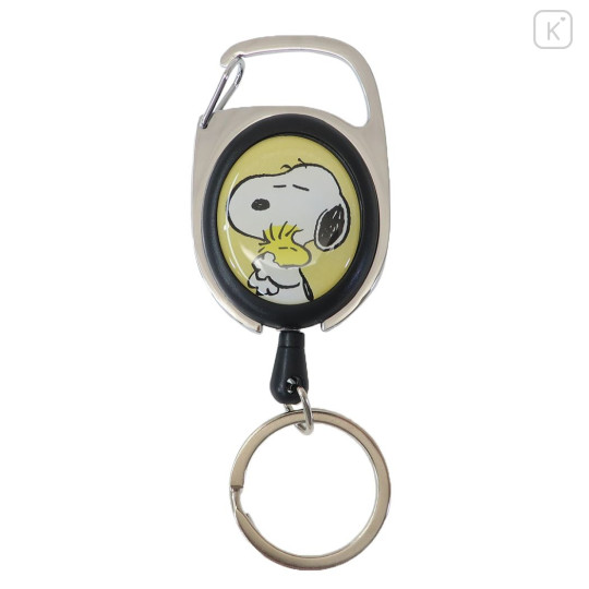 Japan Peanuts Metal Reel - Snoopy / Hug - 1