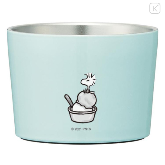 Japan Peanuts Insulated Stainless Steel Tumbler Cup - Snoopy / Mint - 2