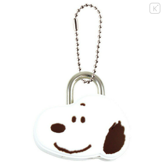 Japan Peanuts Mascot Padlock Keychain - Snoopy - 1