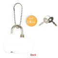 Japan Peanuts Mascot Padlock Keychain - Snoopy / Joe Cool - 2