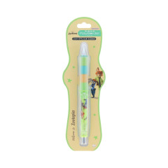 Japan Disney Dr. Grip Play Border Shaker Mechanical Pencil - Zootopia / Green