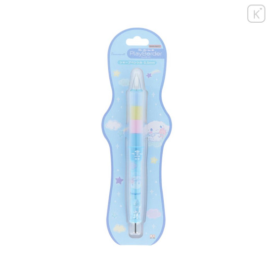 Japan Sanrio Dr. Grip Play Border Shaker Mechanical Pencil - Cinnamoroll / Angel - 1