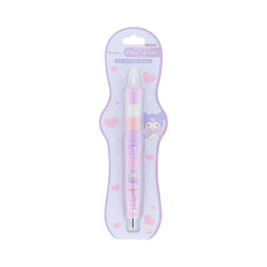 Japan Sanrio Dr. Grip Play Border Shaker Mechanical Pencil - Kuromi Pink Heart