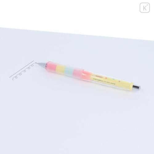 Japan Sanrio Dr. Grip Play Border Shaker Mechanical Pencil - Pochacco Light Yellow Stars - 5