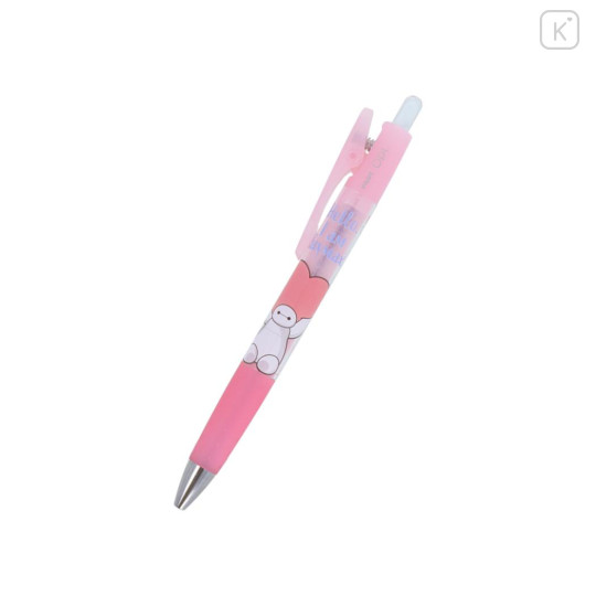 Japan Disney Opt Ballpoint Pen - Baymax / Pink Heart - 1