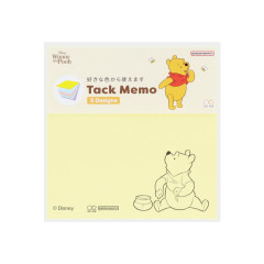 Japan Disney Tack Memo Pad - Pooh : Pastel Color