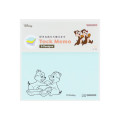 Japan Disney Tack Memo Pad - Chip & Dale : Pastel Color - 1