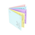 Japan Disney Tack Memo Pad - Chip & Dale : Pastel Color - 4