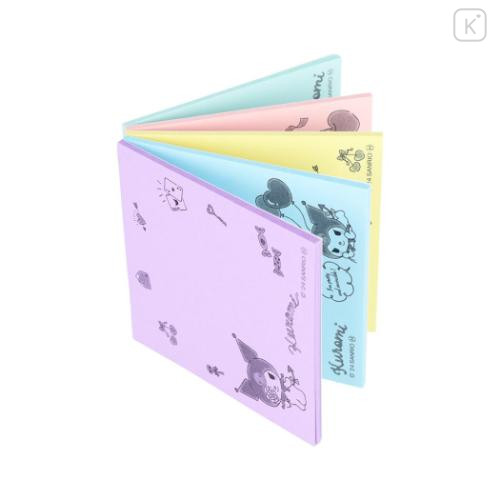 Japan Sanrio Tack Memo Pad - Kuromi : Pastel Color - 4