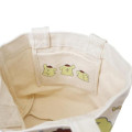 Japan Sanrio Canvas Mini Tote Bag - Pompompurin / Beauty - 4