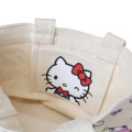 Japan Sanrio Canvas Mini Tote Bag - Characters / Hello Kitty 50th Anniversary - 4