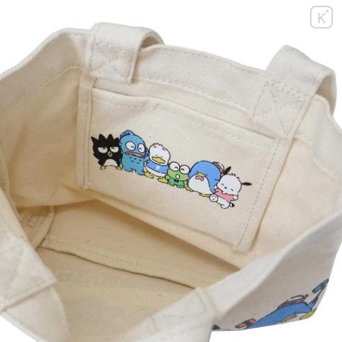 Japan Sanrio Canvas Mini Tote Bag - Selfie / Hapidanbui Boys - 4