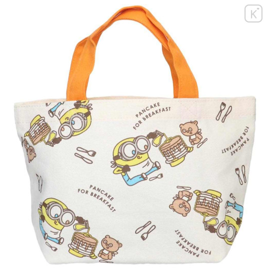 Japan Minions Canvas Mini Tote Bag - Bob & Bear Tim / Pancake - 1